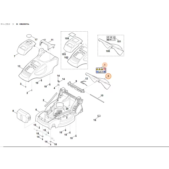 STIHL Pokrywa 6311 700 2715